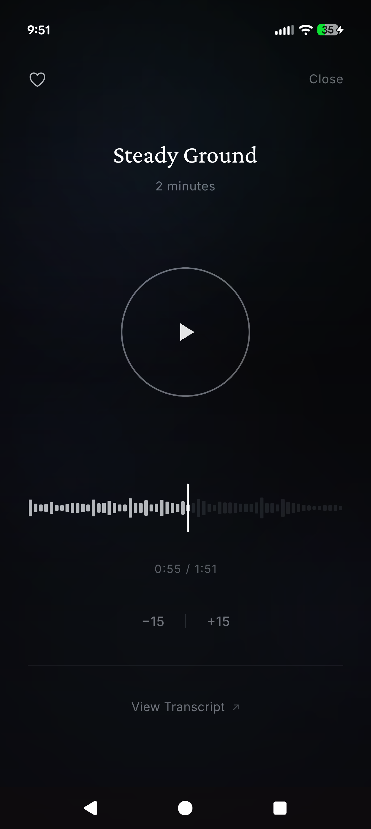Immersive playback experience